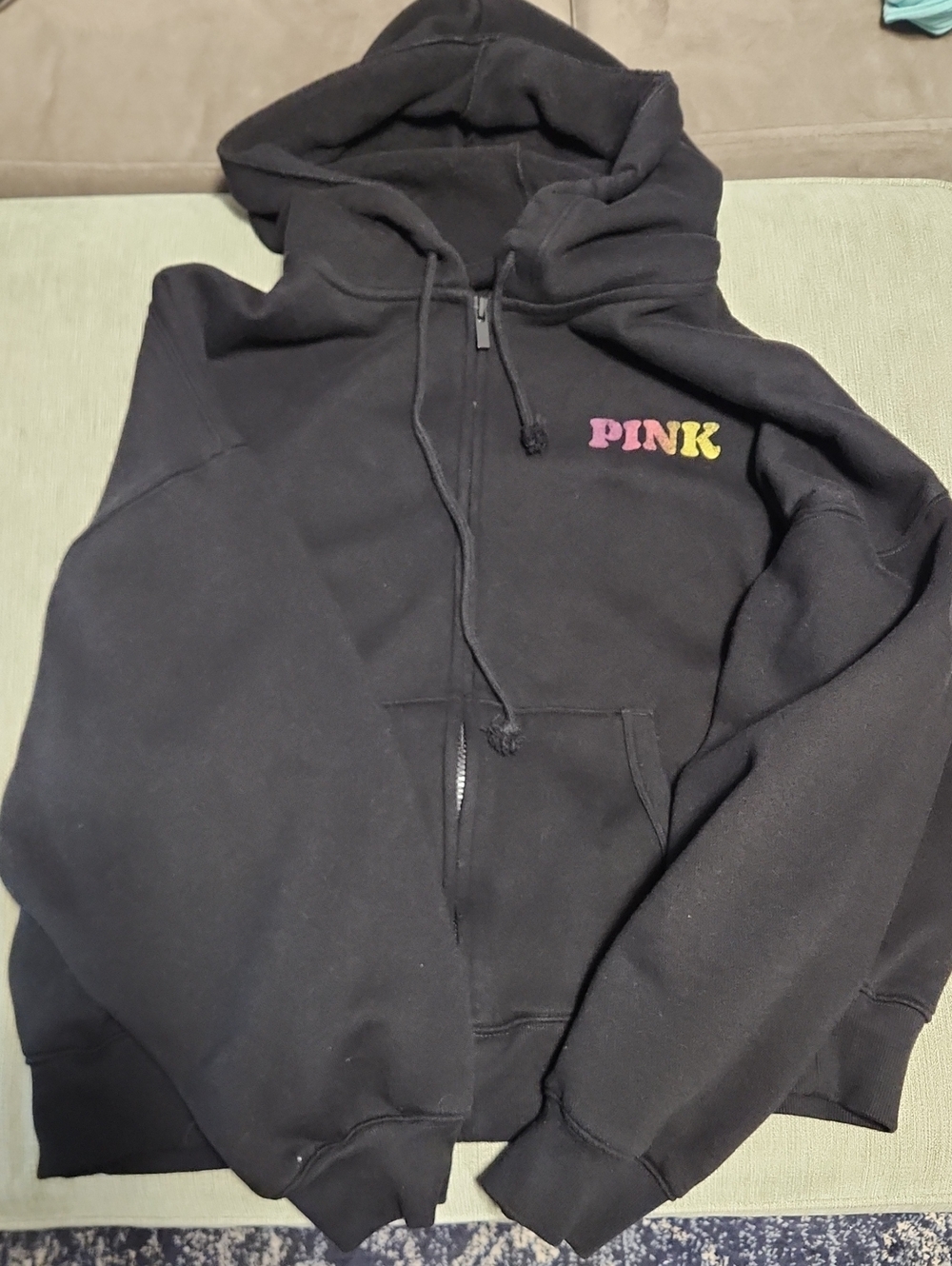 Like NEW Pink Vs ZIP-UP Hoodie